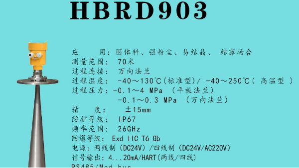 慧博新锐高频雷达物位计在煤炭方面的应用
